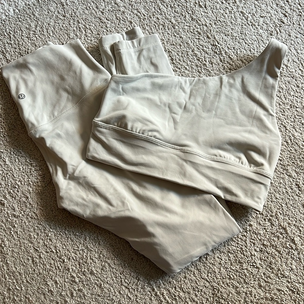 LULULEMON BONE WHITE SET